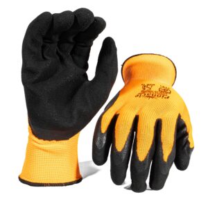 Proflex Allgrip Latex Foam Glove Orange - Pack Of 12 Pairs