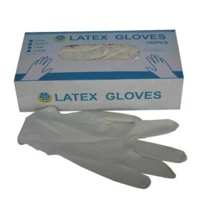 Latex Examination Glove Powder Free M - Box Of 100 Pairs