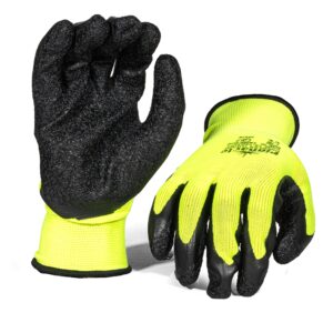 Proflex Tough Black Latex Glove Lime - Pack Of 12 Pairs