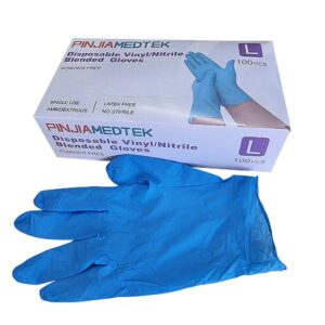 Vinyl Exam Glove Powder Free L - Box Of 100 Pairs