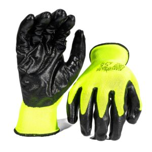 Proflex Smooth Palm Nitrile Glove Lime - Pack Of 12 Pairs