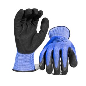 Proflex Blue Sandy Double Coat Glove - Pack Of 12 Pairs