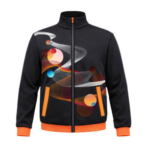 Dye Sublimated Triacetate Tracksuit Jacket