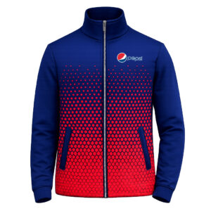 Dye Sublimated Triacetate Tracksuit Jacket (Open Hem & Cuffs)