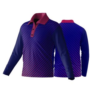 Unisex Long Sleeve Golf Shirt | Fitted Sleeves