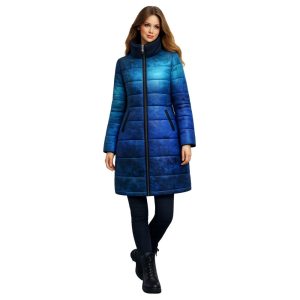 Dye Sublimated Riptech Long Puffer Jacket