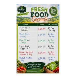 B.YOND LITHO Write & Wipe Sheet (Double Sided White & White) A2 (420 x 594mm)