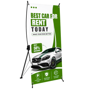 B.YOND LITHO X-Frame Banner (Single Sided White) 800 x 1800mm