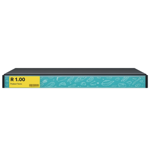 B.YOND LITHO Shelf Strips (Single Sided White) 1100 x 32mm