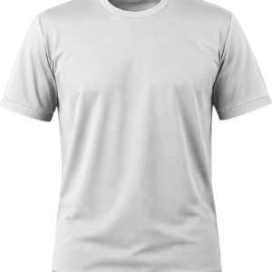 +27 Ladies Crew Neck T-shirt, Fitted Short Sleeve, Birdseye