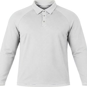 +27 Ladies Golf Shirt, Raglan Long Sleeve, Reverse Birdseye