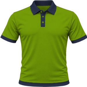 Ringer Kiddies Golf Shirt, Fitted Short Sleeve, Birdseye