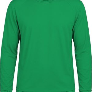 +27 Ladies Crew Neck T-shirt, Raglan Long Sleeve, Birdseye