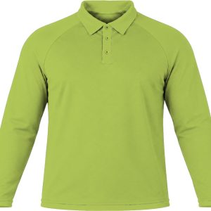 +27 Ladies Golf Shirt, Raglan Long Sleeve, Birdseye