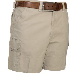 Men's Constructed Waistband Canvas Mountain Shorts