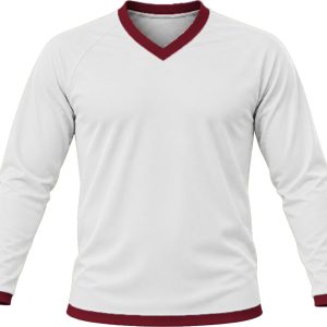 Ringer Ladies V-Neck T-shirt, Raglan Long Sleeve, Birdseye