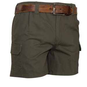 Men's Elasticated Stretch Canvas Mountain Shorts