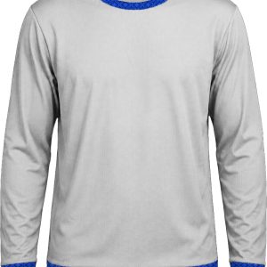 19Ten Kiddies Crew Neck T-shirt, Fitted Long Sleeve, Birdseye