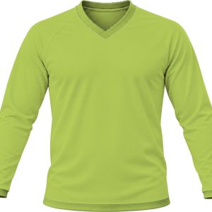 +27 Ladies V-Neck T-shirt, Raglan Long Sleeve, Birdseye