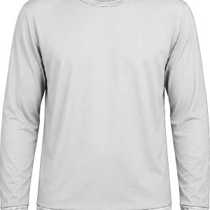 +27 Ladies Crew Neck T-shirt, Raglan Long Sleeve, Reverse Birdseye