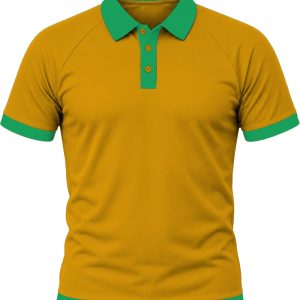 Ringer Unisex Golf Shirt, Raglan Short Sleeve, Birdseye