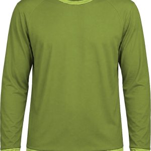 +27 Ladies Crew Neck T-shirt, Raglan Long Sleeve, Birdseye