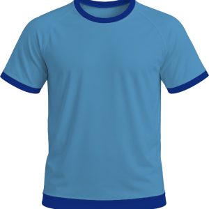 Ringer Unisex Crew Neck T-shirt, Raglan Short Sleeve, Birdseye