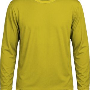 +27 Ladies Crew Neck T-shirt, Fitted Long Sleeve, Birdseye
