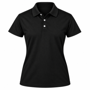 Ladies Yale Golf Shirt, Fitted Short Sleeve, 160g Cotton, Knitted Collar