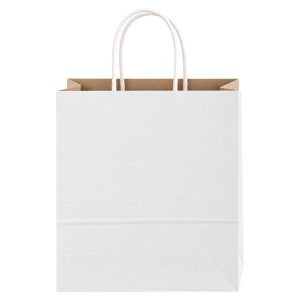 Willow White Paper Bag with Handles