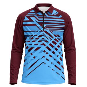Dye Sub Ladies 1/4 Zip Warm Up, Raglan Long Sleeve, Birdseye